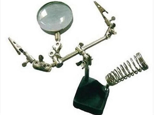 Squadron Tools Extra Hands (2) Clamps w/Magnifier 10263